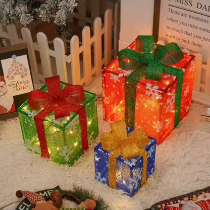 Illuminated Christmas Gift Box Set™