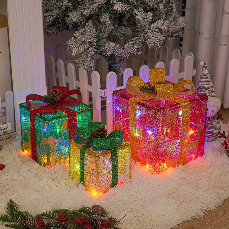 Illuminated Christmas Gift Box Set™