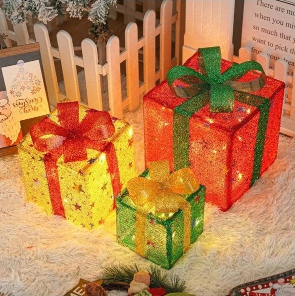 Illuminated Christmas Gift Box Set™