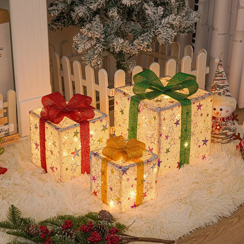 Illuminated Christmas Gift Box Set™