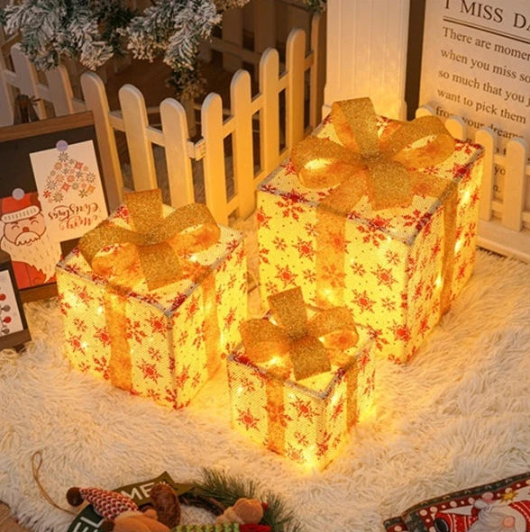 Illuminated Christmas Gift Box Set™