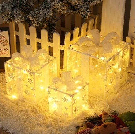 Illuminated Christmas Gift Box Set™